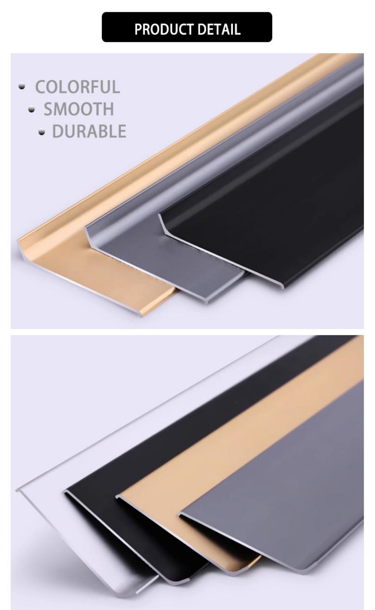 alaab-qeybiyaha aluminium baseboard