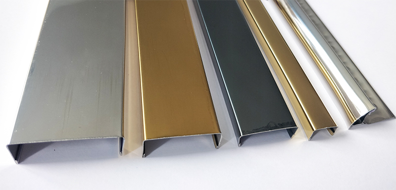 stainless steel tile trims